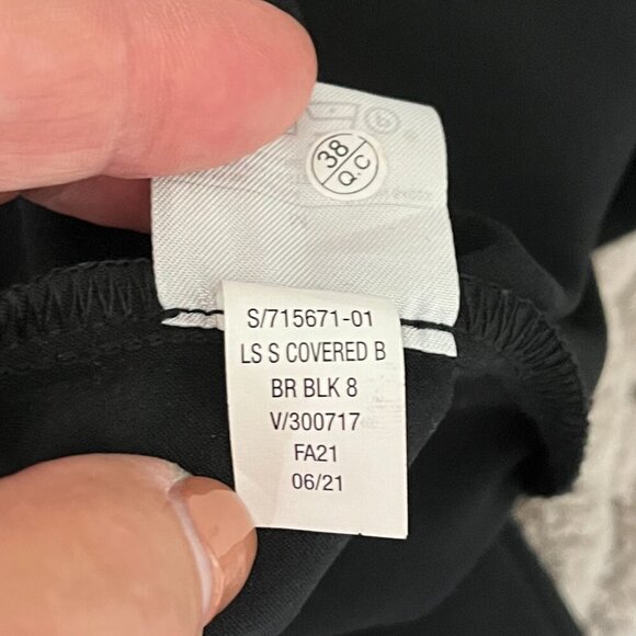 Banana Republic Factory Black Button-Front Blouse (M) - Picture 11 of 13